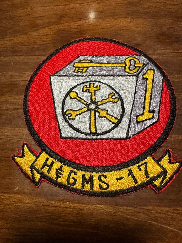 Vintage USMC H&GMS-17  Squadron Patch