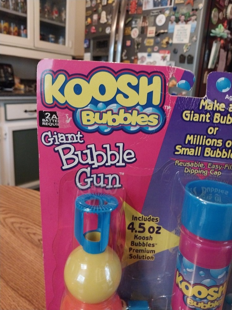 Vintage 1998 Giant Koosh Bubble Gun / Bubbles New Sealed Packaging!!!