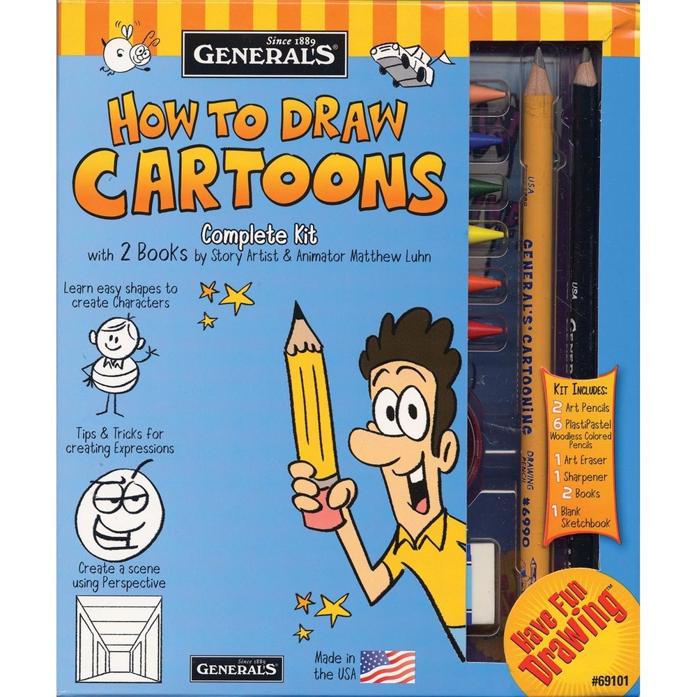 General's How To Draw Cartoons Kit