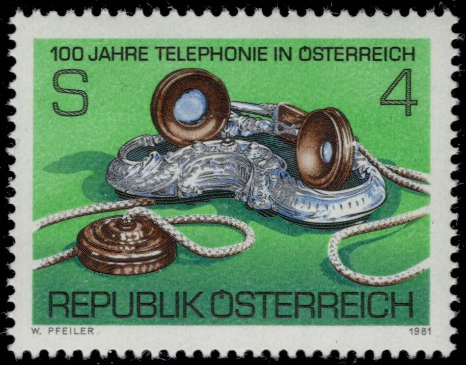 AUSTRIA 1179 - Telephone Service Centenary (pc23181)
