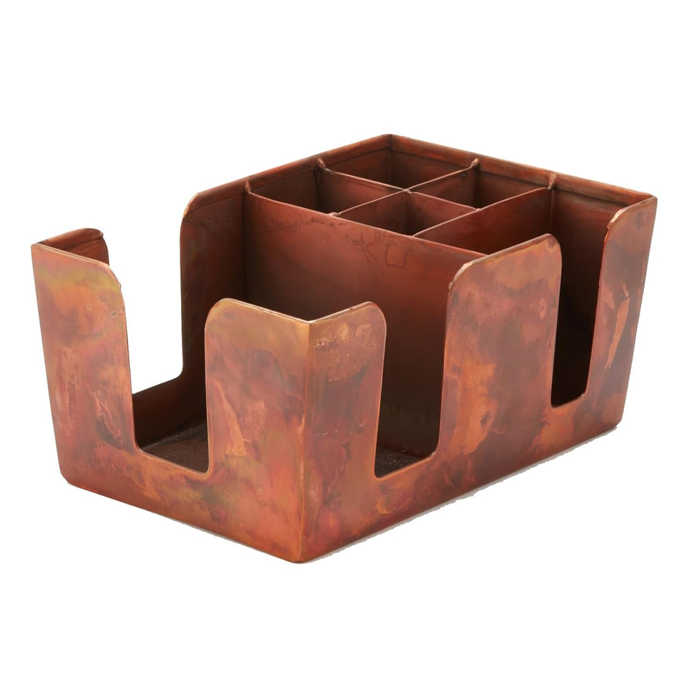 BARC7 Antique Copper Bar Caddy, Bar Caddy