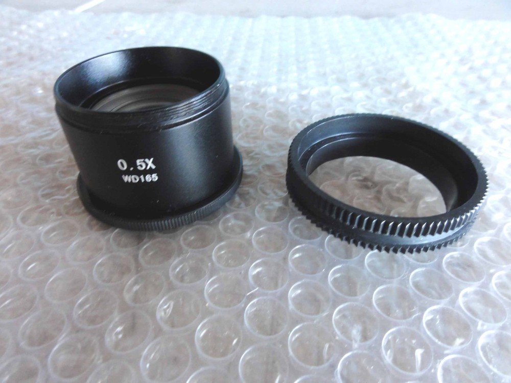 WD165 0.5X Objective Lens Wide Field Magnification For Microscope