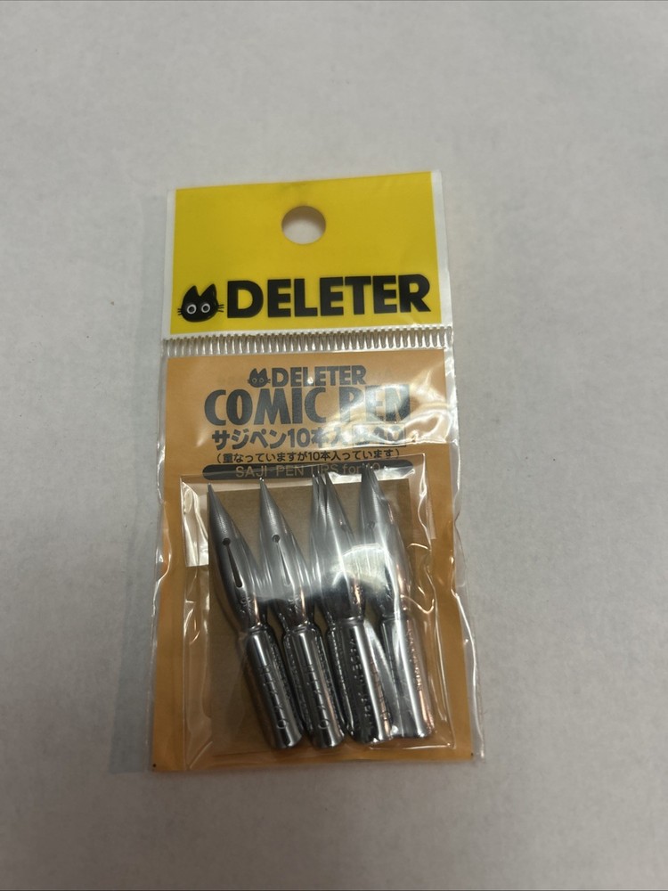 DELETER  Comic Pen Saji-Pen Tips For 10 New