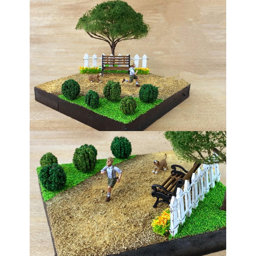 12Pack Simulation Bush Tree Scene Model For 1:35/1:48/1:72/1:87 Scenery Scale t