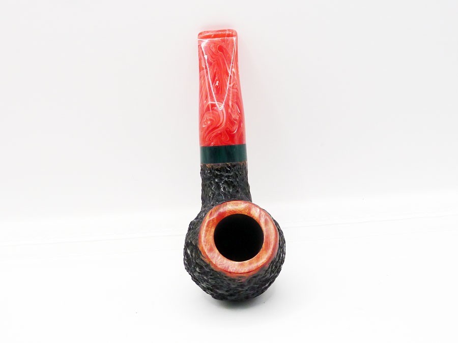 briar pipe Volkan chubby nosewarmer rustic pfeife handmade reverse calabash