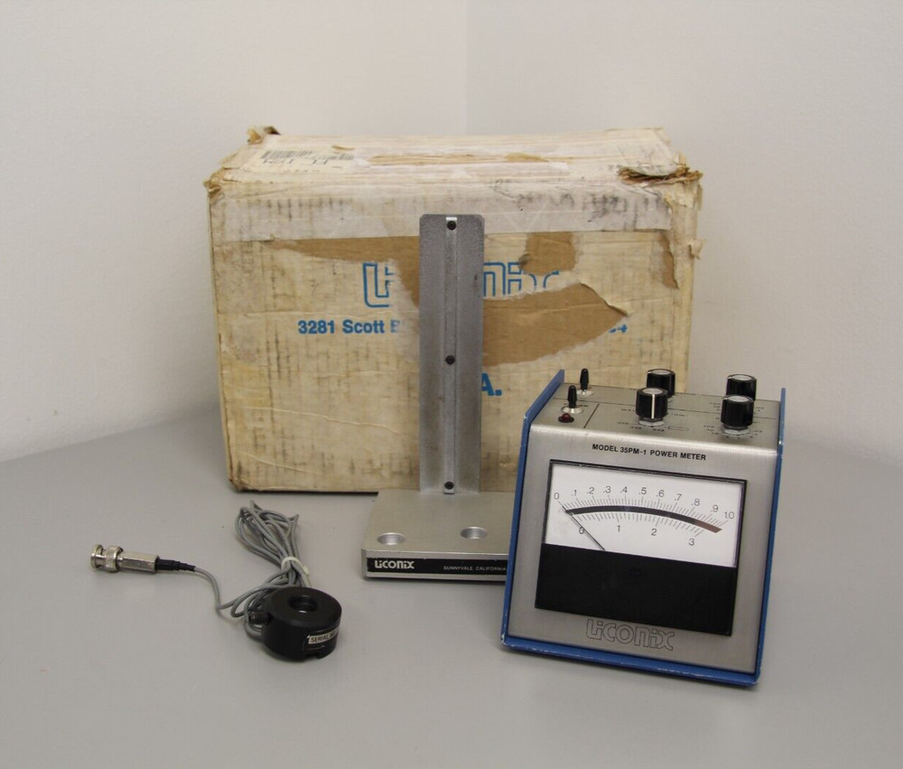 Liconix 35PM-1 Optical Power Meter With Sensor And Stand
