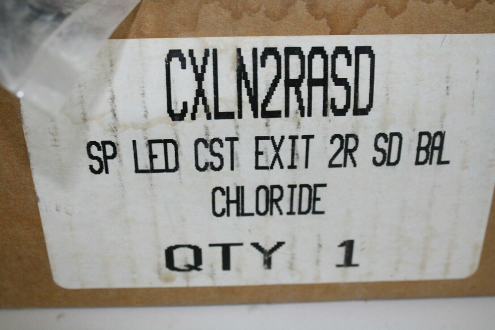 CHLORIDE SYSTEMS CXLN2RASD EXIT SIGN W/ BATTERY