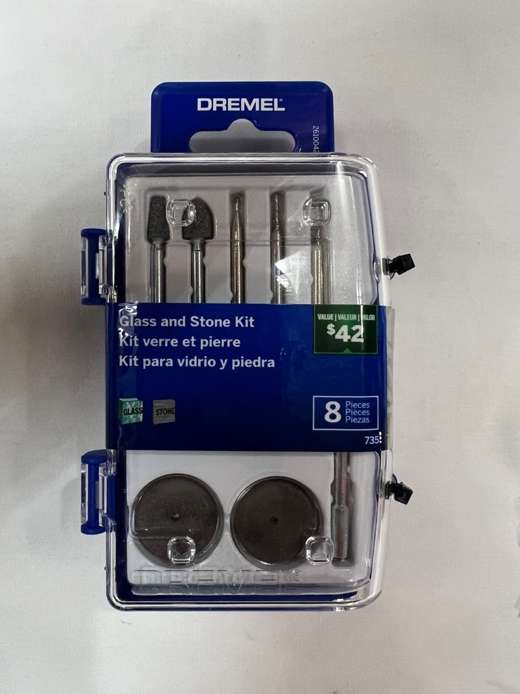 Dremel Glass and Stone Rotary Accessory Micro Kit (8-Piece)