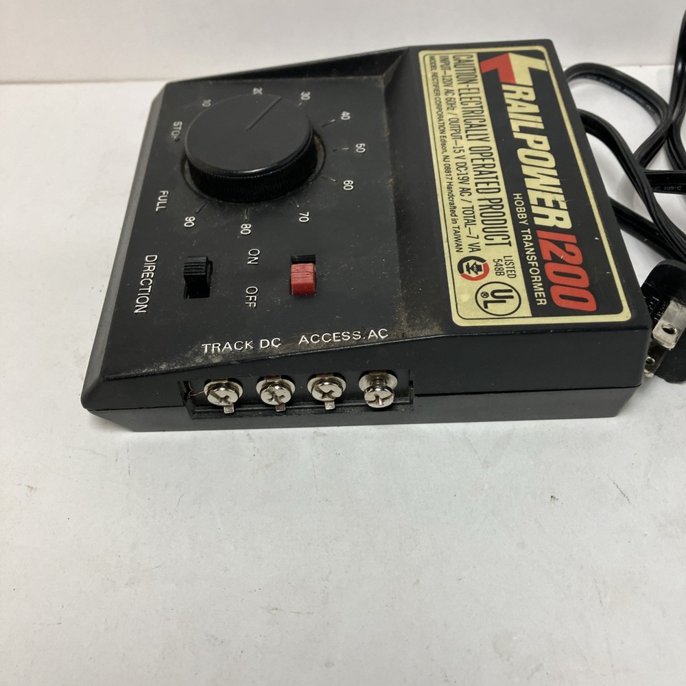 Model Rectifier Corporation Rail Power 1200 Power Pack!
