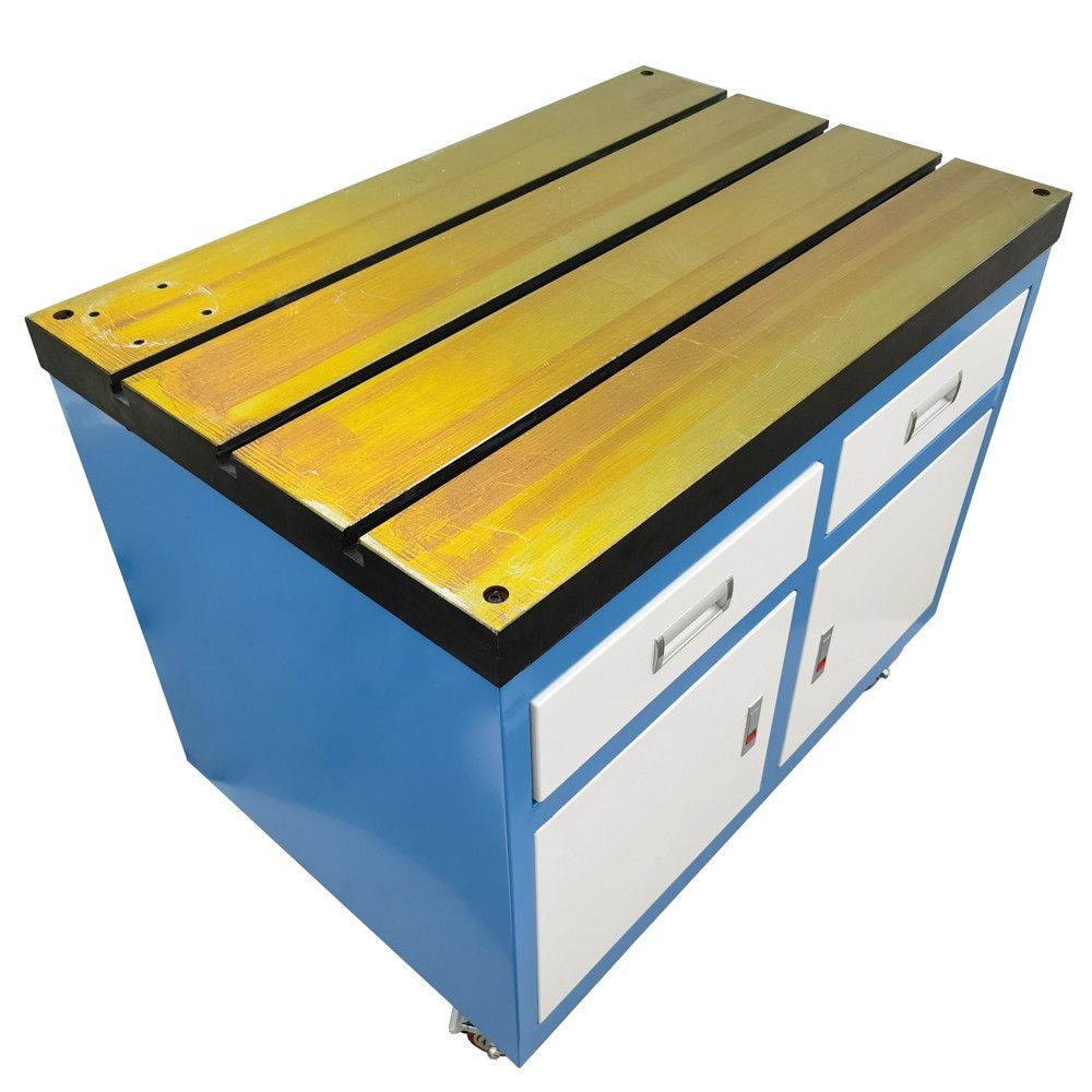 Tapping Machine Table T-slot Workbench with Drawers for Tapping Machine Series