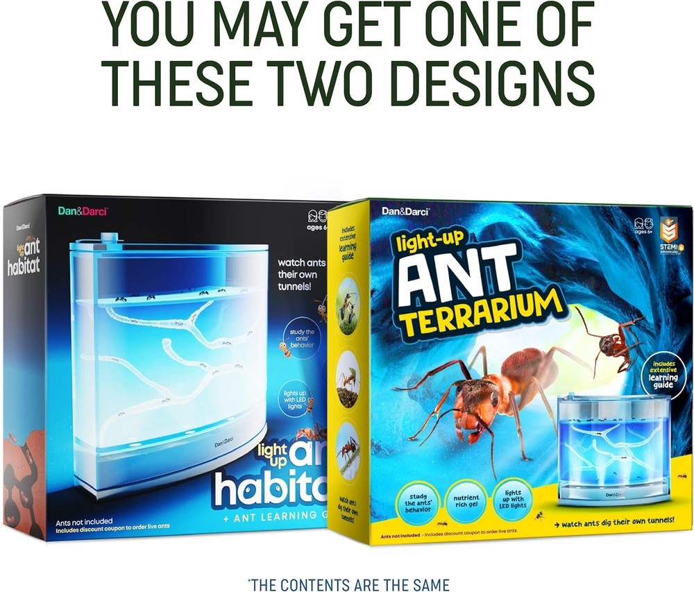 Interactive LED Ant Habitat for Children