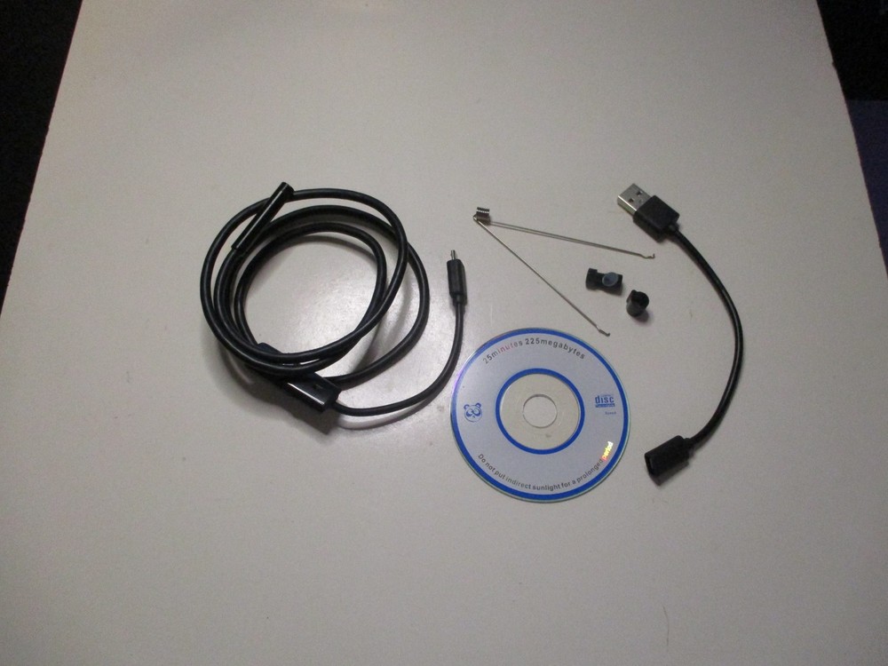 2in1 Borescope Endoscope 6LED Inspection Scope Camera For Android Cell Phone/PC