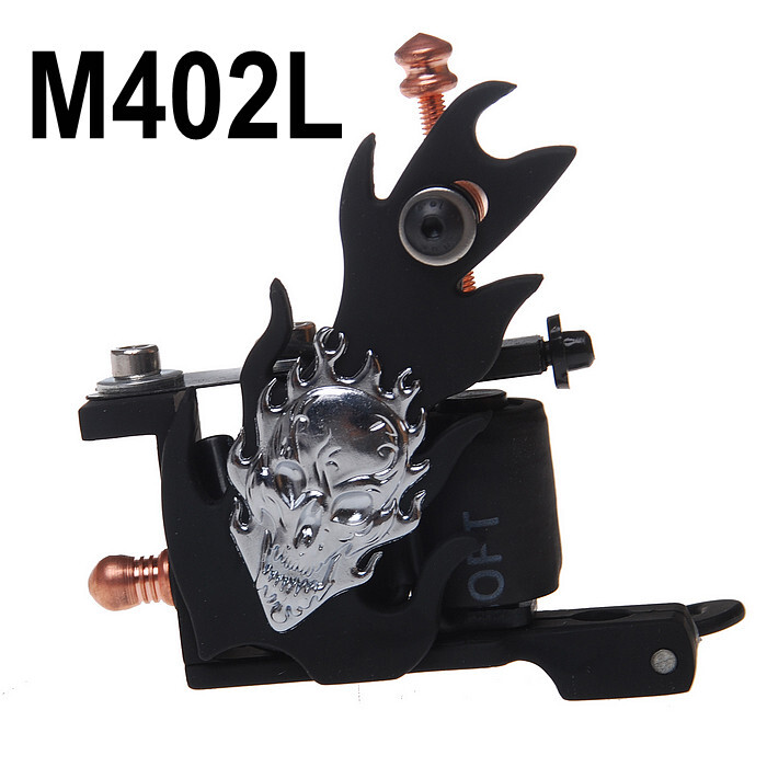 Coil Tattoo Machine Cast Iron Frame for Beginner 10 Wrap Liner 402-G
