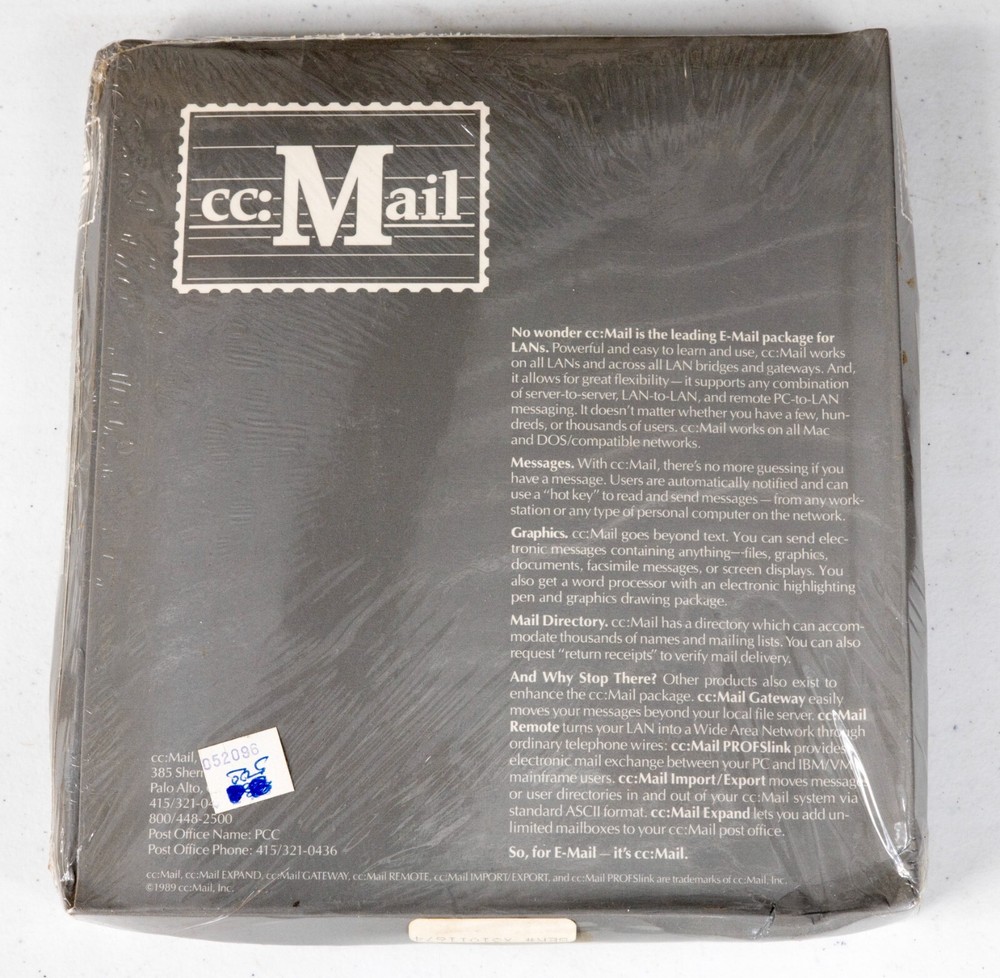 Vintage cc: Mail Express 8 LAN Pack email software NEW NOS ST534B2