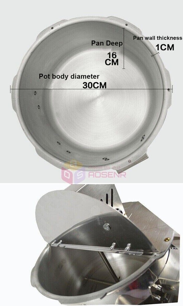 Popcorn Machine Single Pot Spherical Popcorn Maker Gas Automatic Ball Popcorn