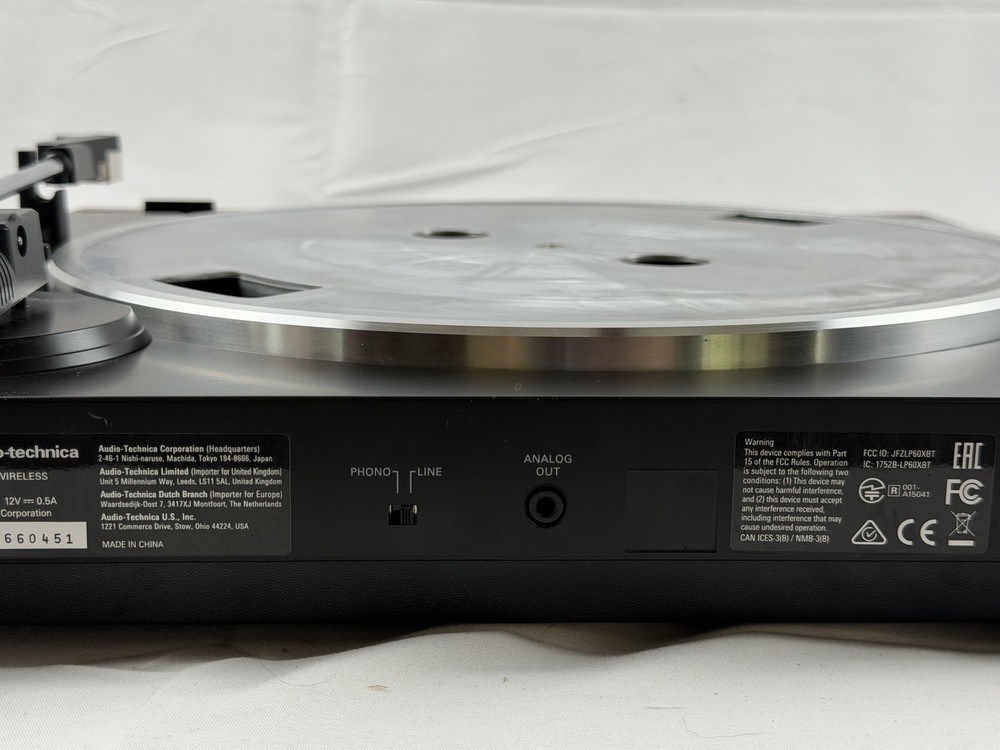 Audio-Technica AT-LP60XBT Red Turntable - Used
