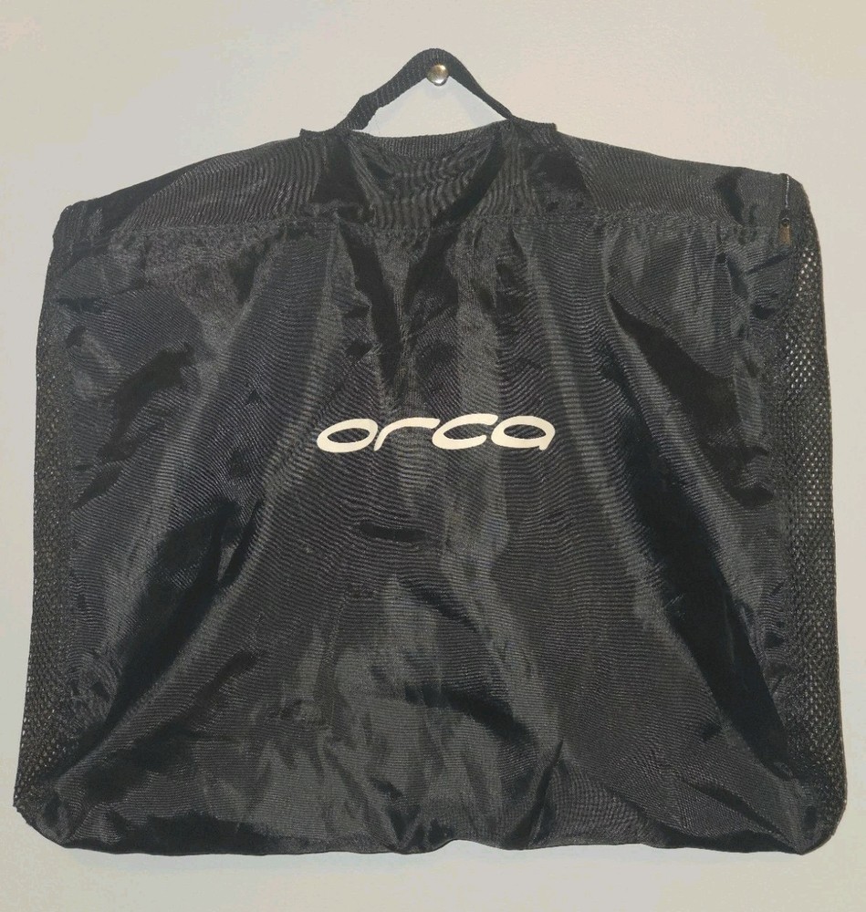 Orca Equip Mesh Swim Bag Black Zip Up