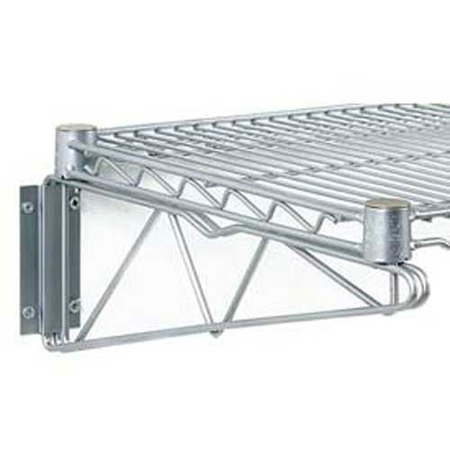 Nexel Single Arm Shelf Bracket 21"L Silver Epoxy