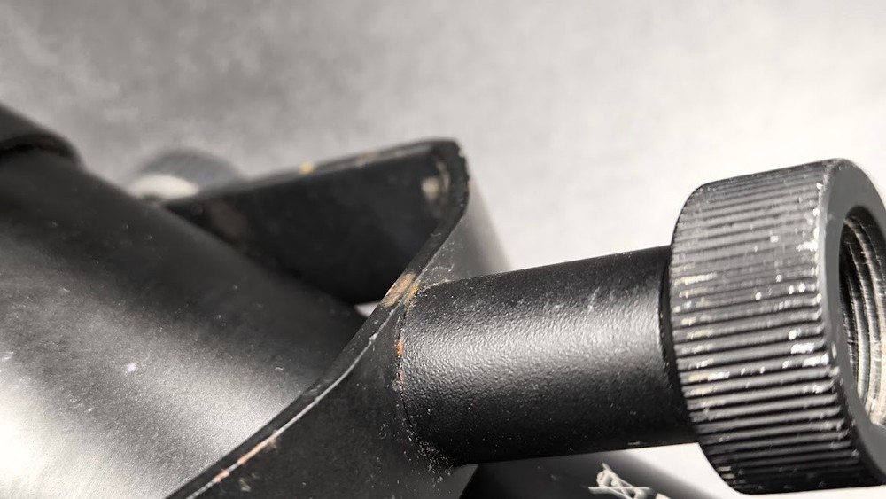 Record MC-82 Microphone Used Working Black