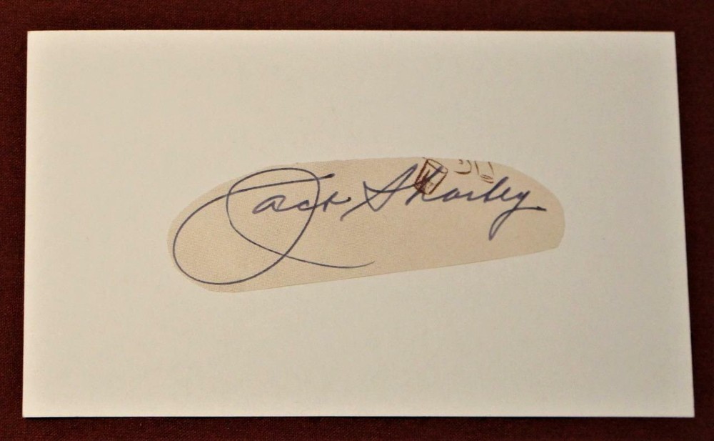 Boxing Heavyweight Champion Jack Sharkey Signed Index Card !
