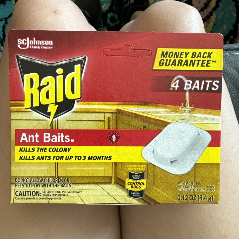 Lot of 3 Raid Ant Baits III - 4 Pack NEW!!!