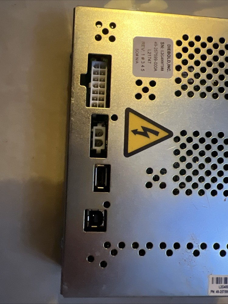 Diebold 49-257599-000A Enclosure Upper Chassis Hub Power Module