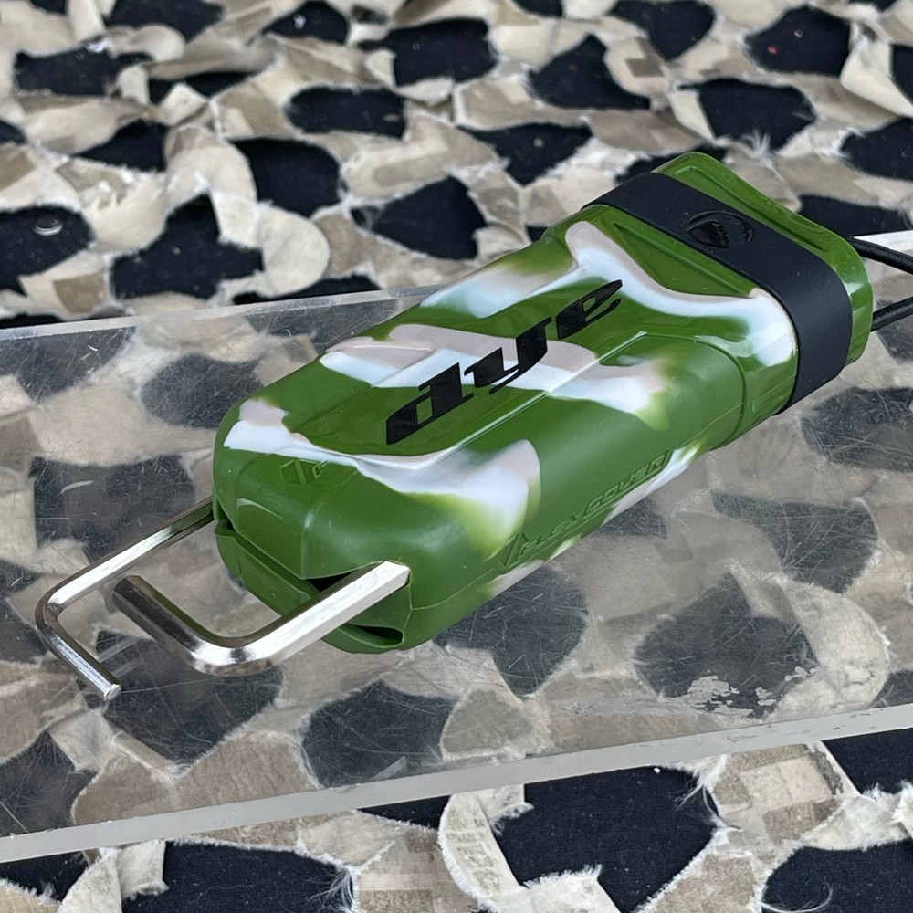 NEW Dye TWST Flex Barrel Sock - Olive/Black