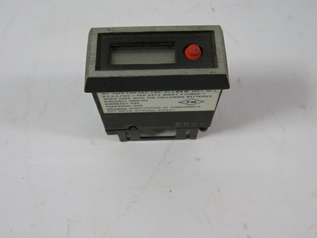 Red-Lion Controls CUB1XP00 6 Digit LCD Display Counter 3000CPM USED