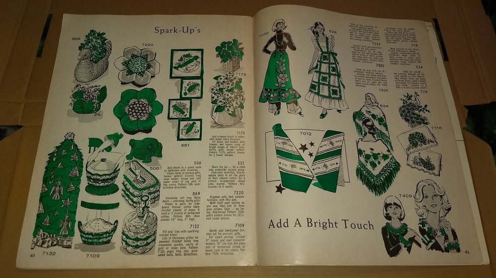 Vintage NEEDLE CRAFT Catalog Mag Retro 200 plus Illustrations