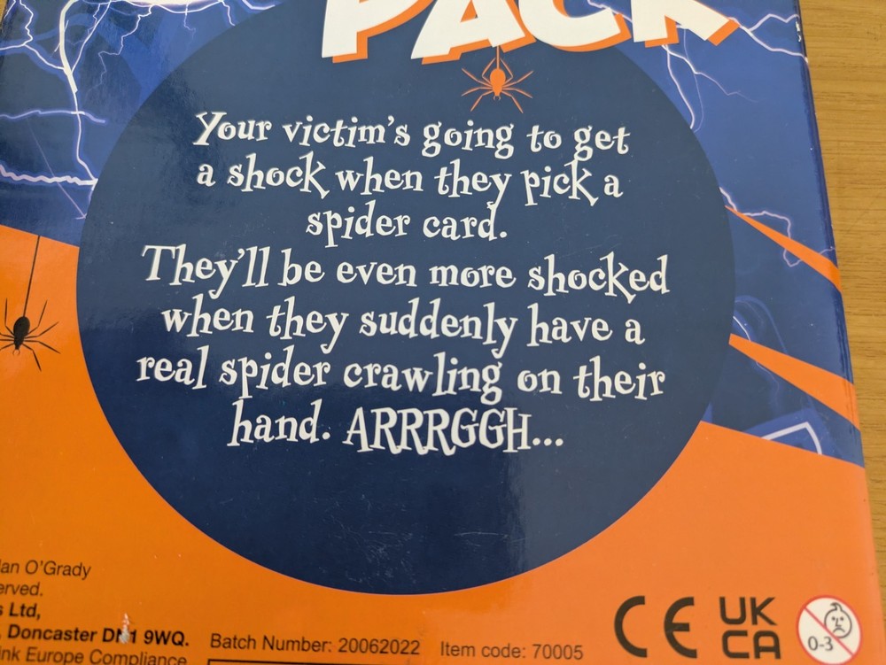 Spider Pack - Shock tricks - Prank Spider Trick - Jordan O’Grady Easy Prank