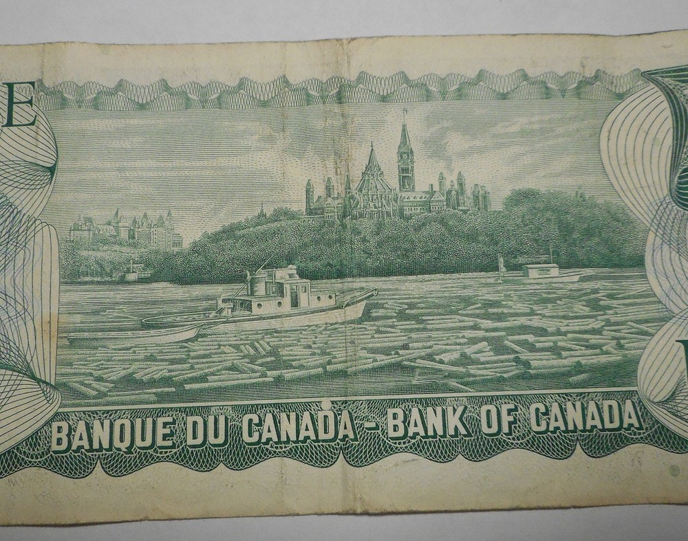 2 1973 One Dollar Notes Bills Canada Lot