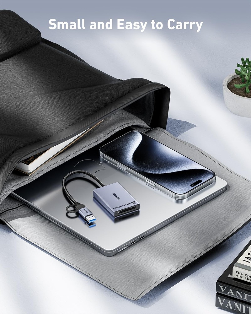 BENFEI CFexpress Type B Card Reader with USB 3.2 (Gen 2) CF type-B, Grey