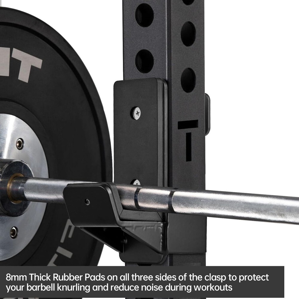 Double Bracket J-Hooks for 2" x 2" Power Rack – Ultimate Stability & Safety--