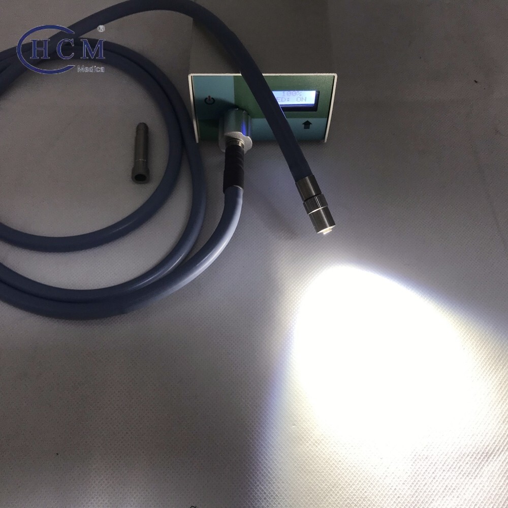 100W Portable Mini Medical Endoscope Camera Cold Endoscope LED Light Source