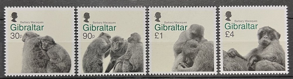 Gibraltar Stamps - Barbary Macaques_2020 - MNH.