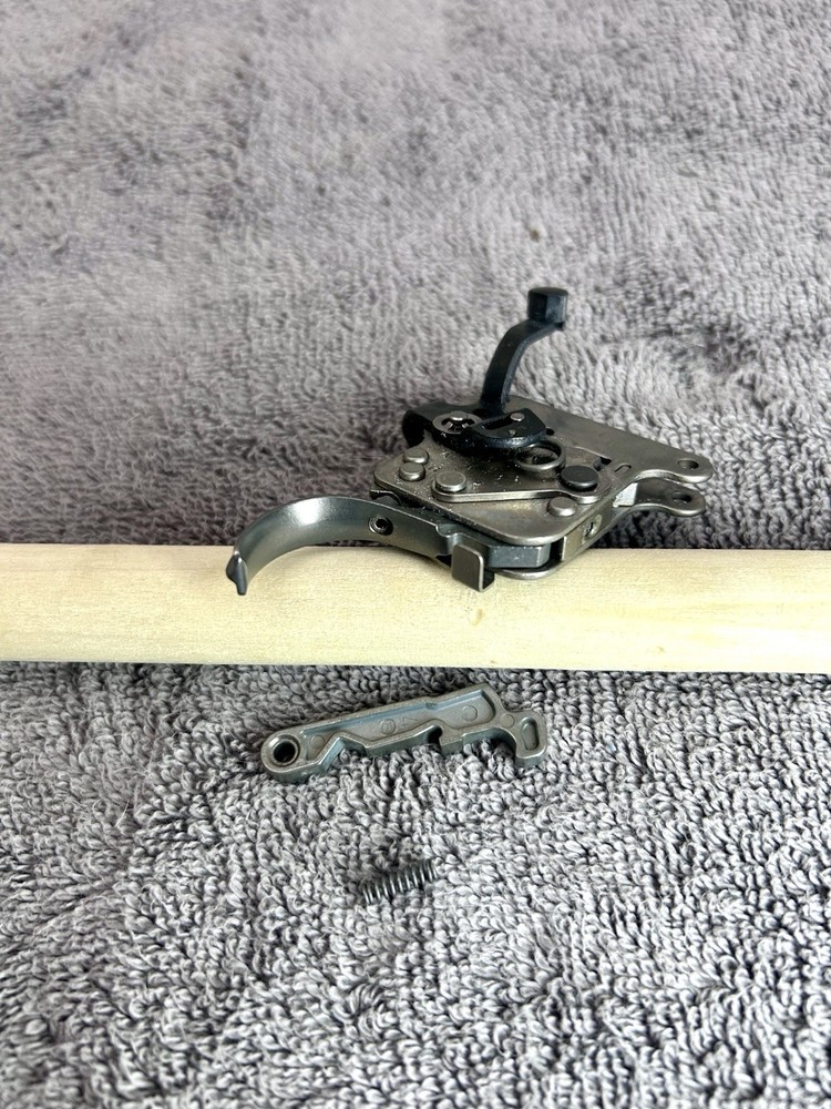 Remington 700 Trigger Assembly Adjustable Black Safety Arm w/ Sear & Sear Spring