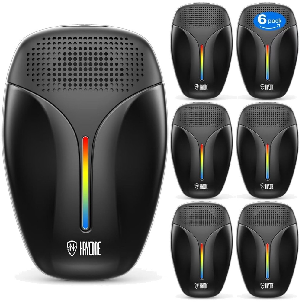 Effective Ultrasonic Pest Deterrent - 6 Pack
