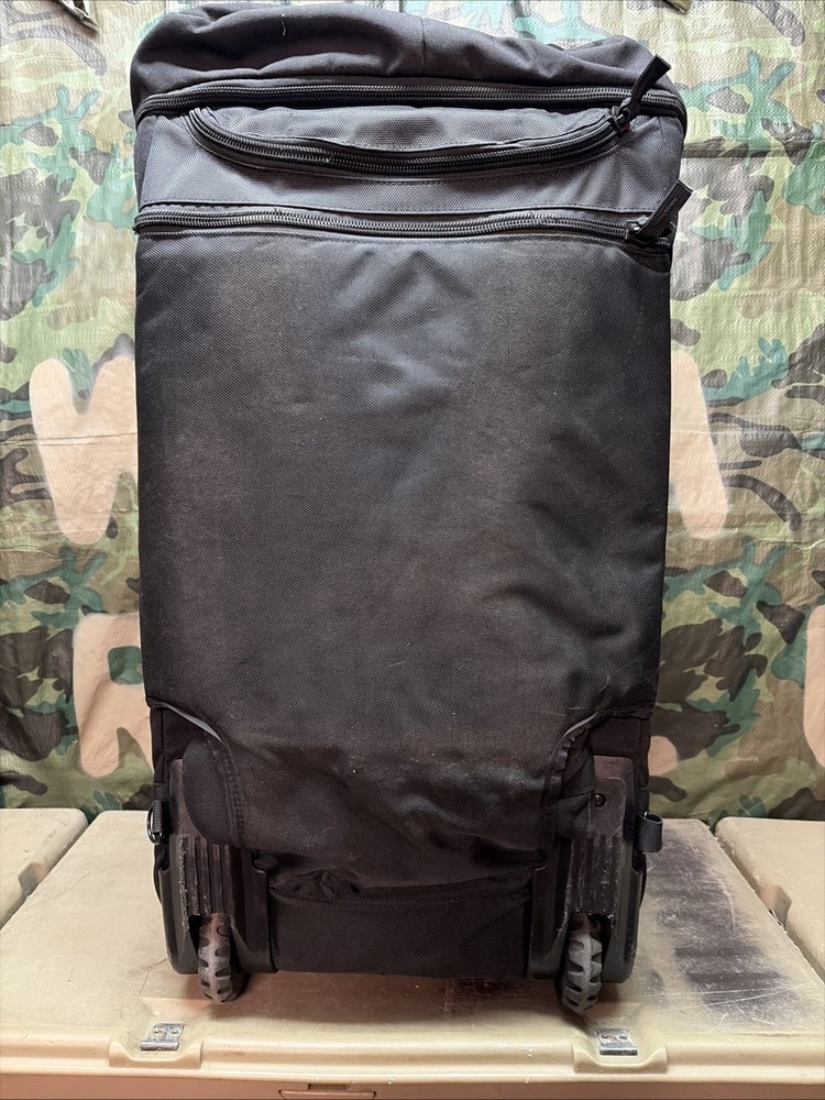 Thin Air Gear Olympus Deployment Rolling Duffle Bag Backpack Black Wheeled