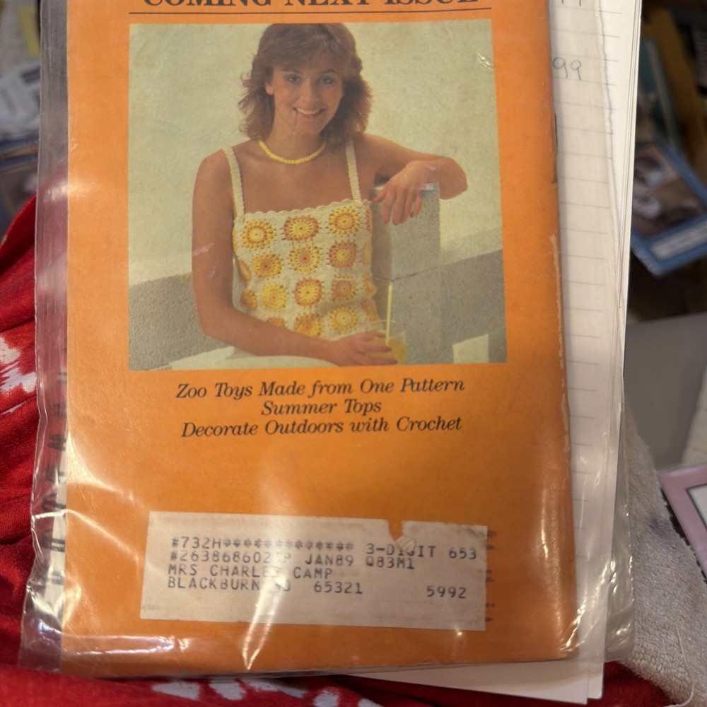 QUICK AND EASY CROCHET MARCH/APRIL ISSUE 1988