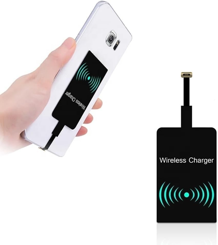 Ultra-Slim Type-C Wireless Charging Adapter for Android Devices - 1000mA