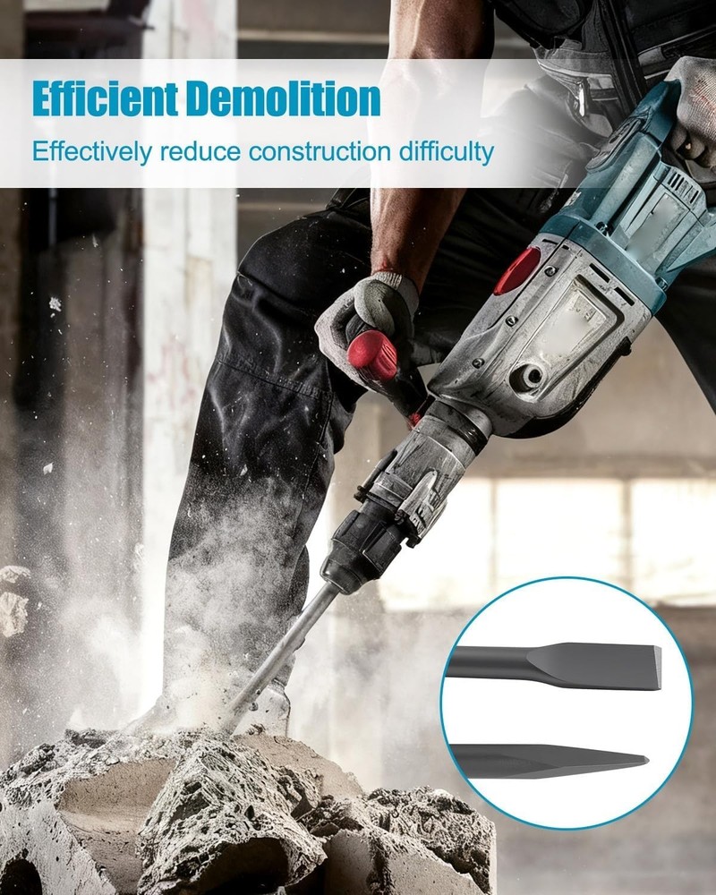 Flat and Pointed Chisels Fit for SDS Max Rotary Hammers Breakers and .....