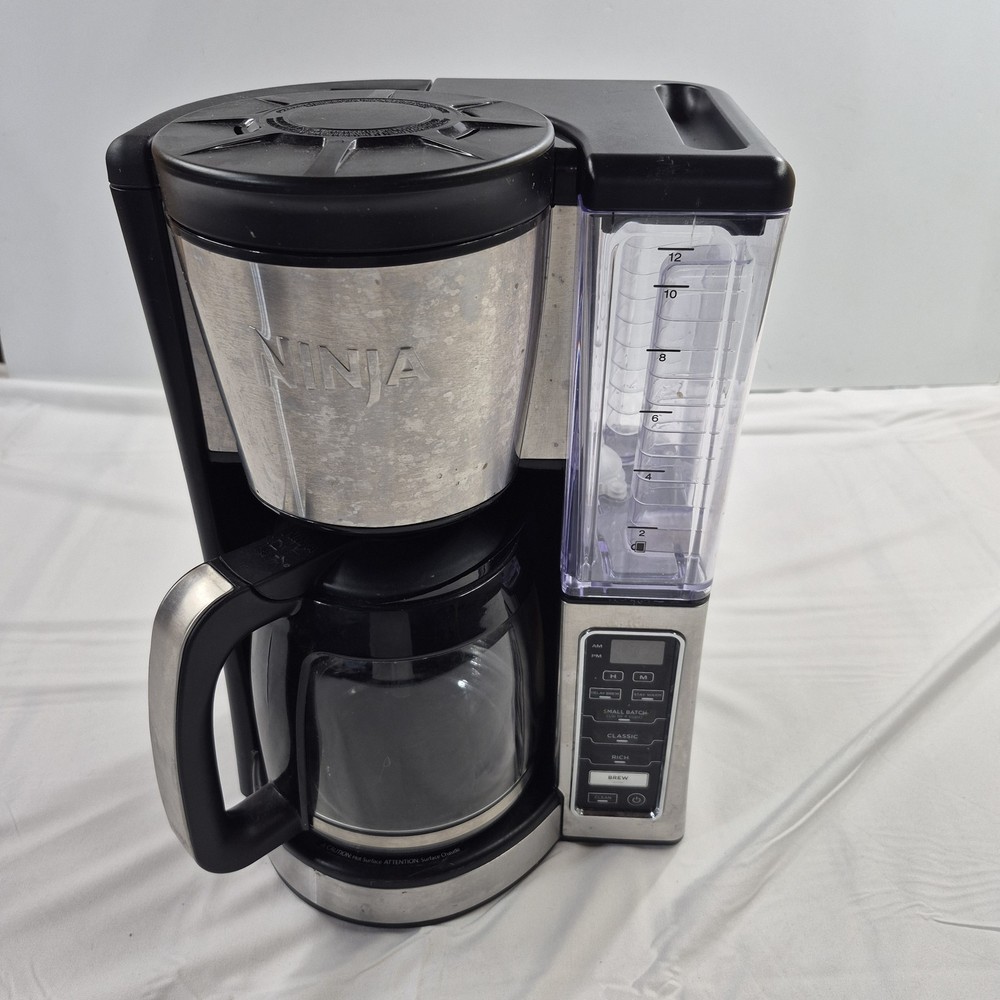 Ninja CE 250 12 Cup Programmable Black Coffee Maker Glass Carafe