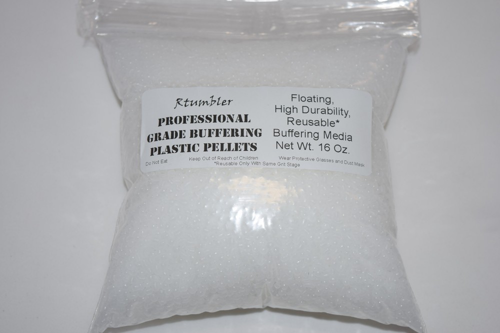 Plastic Pellets for Rock Tumbling Polishing 2 lbs.