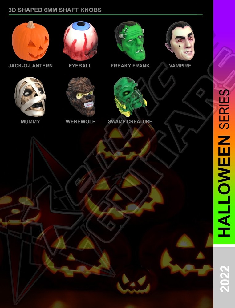 Xentric Guitars - HALLOWEEN Series Resin Shaped Knobs
