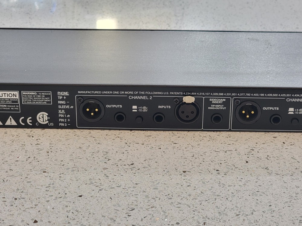 DBX 266XL Stereo Compressor Gate 2 Channel Dynamics Processor | Pro Audio