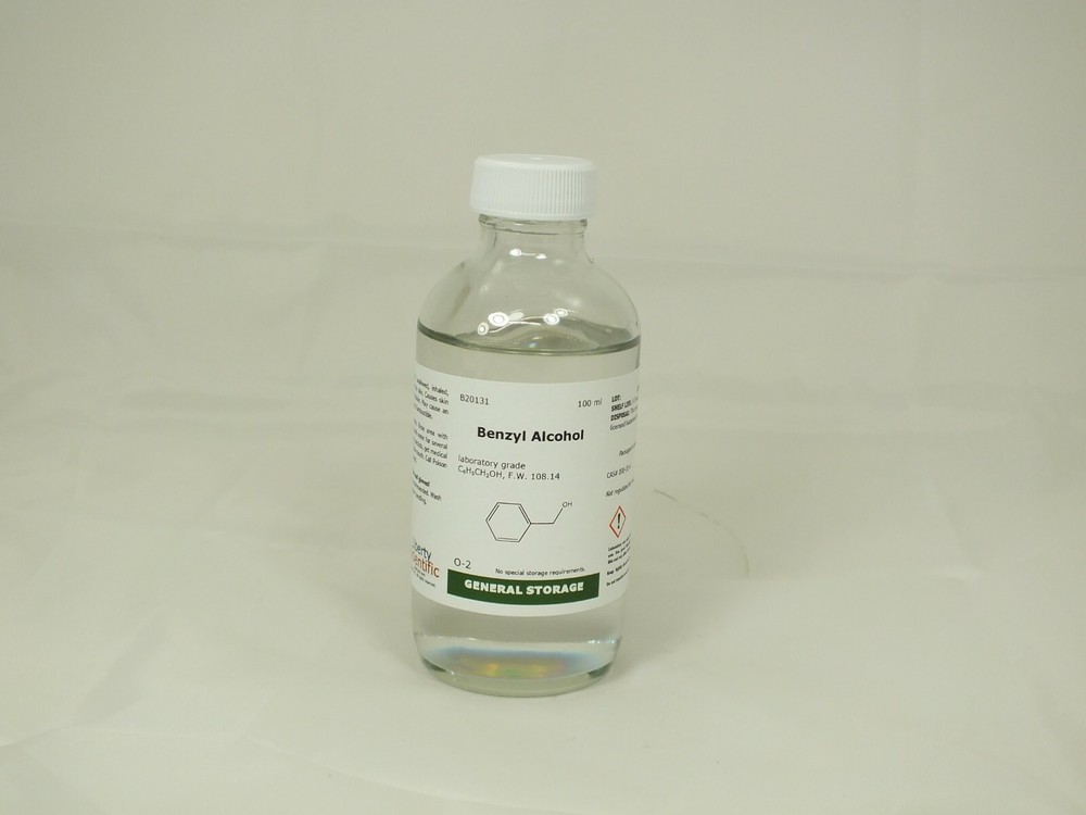 Benzyl Alcohol, laboratory grade, 100 ml