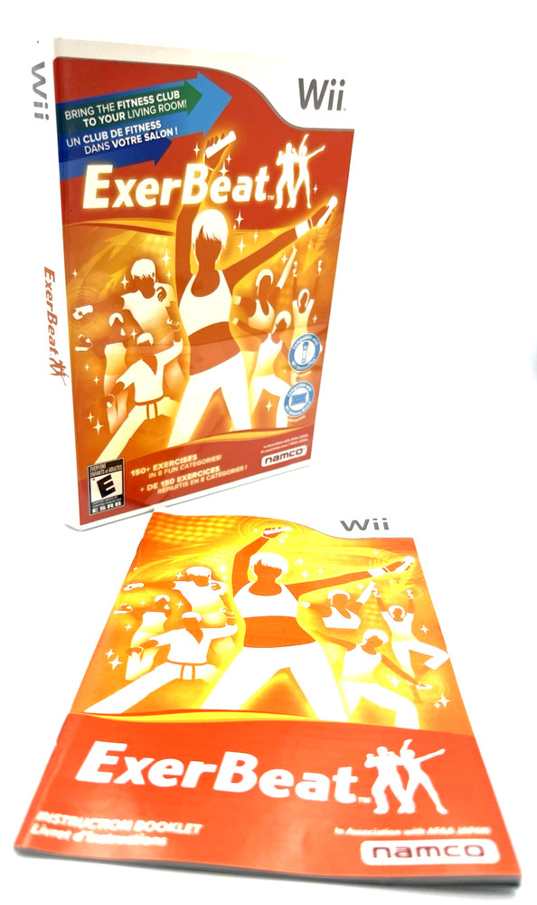 Nintendo Wii ExerBeat EMPTY Case w/ Manual