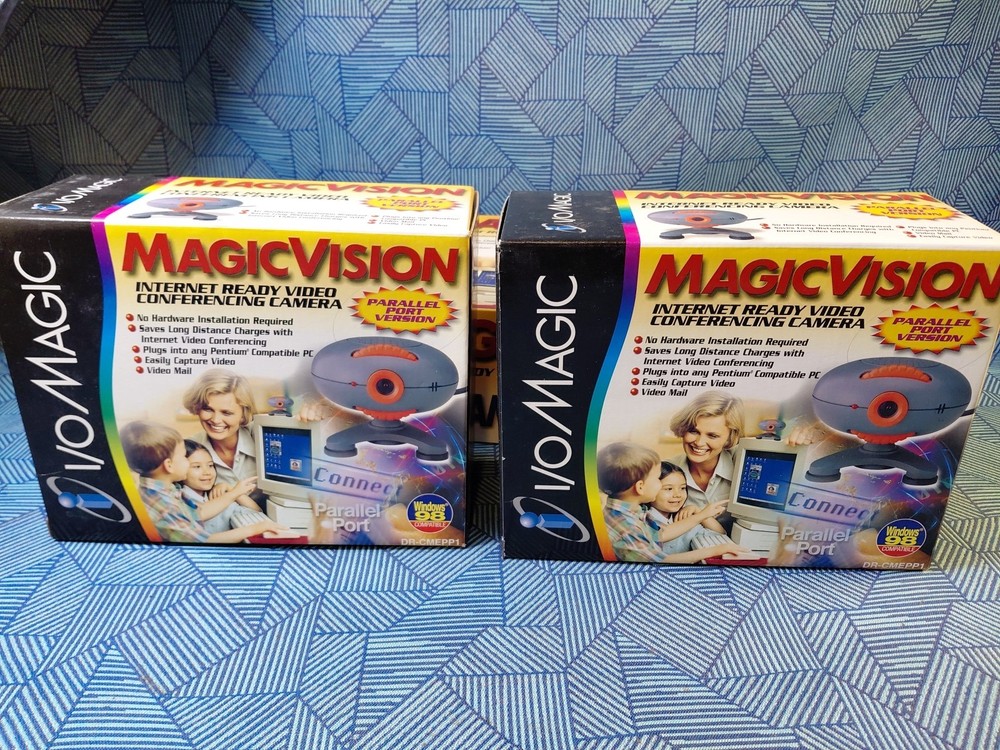I/O Magic Vision Conferencing Camera DR-CMEPP2 Win98 PC Video Conferencing NIB
