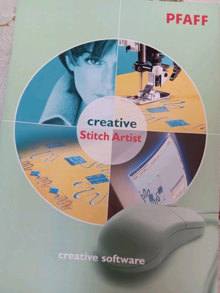 Pfaff PC CREATIVE SUITE Software W/DONGLE HTF 4 WINDOWS Gently Used Orig $2000.