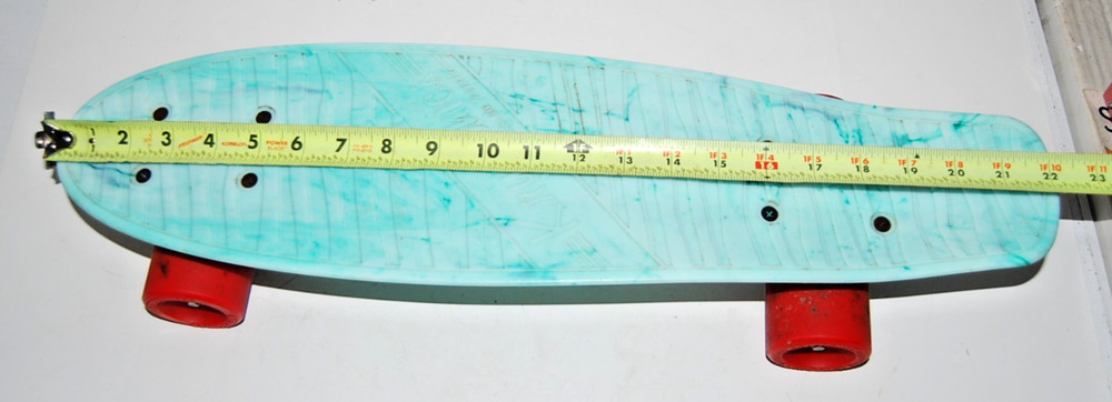 Kryptonics Torpedo 22.5" - Blue Skateboarding Red Wheels